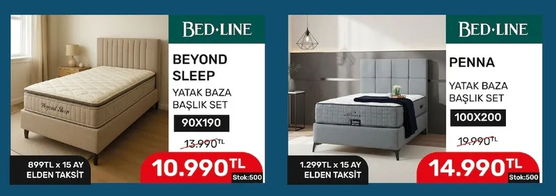 Beyond Sleep Yatak Baza Başlik Set 90X190