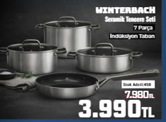 Winterbach Seramik Tencere Seti 7 Parça