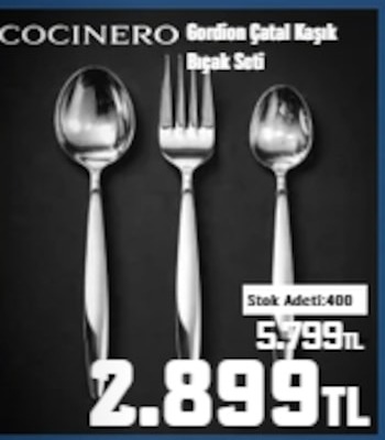 Cocinero Gordion Çatal Kaşık Bıçak Seti