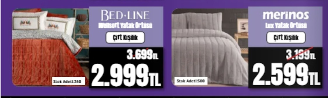 Bed Line Wellsoft Yatak Örtüsü