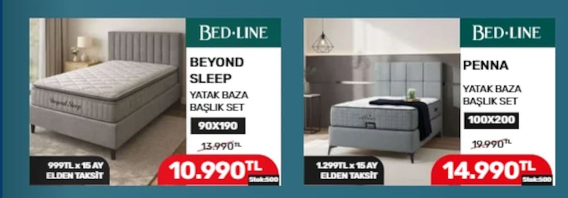 Bed-Line Beyond Sleep Yatak Baza Başlık Set