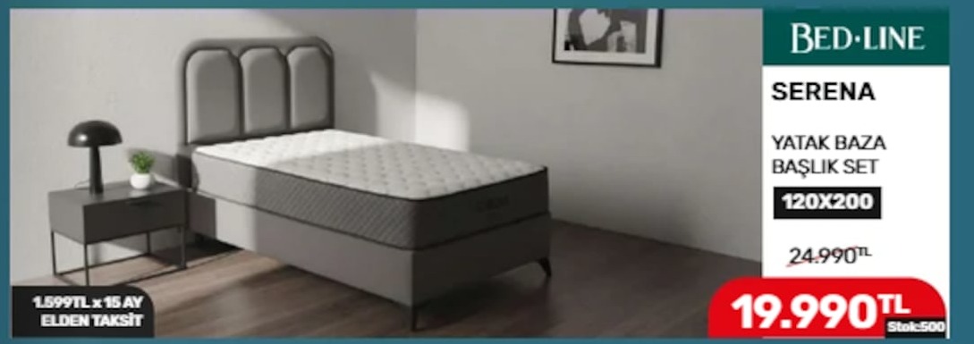 Bed-Line Serena Yatak Baza Başlık Set