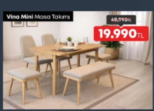 Vina Mini Masa Takımı