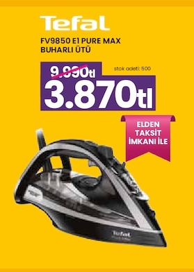 Tefal Fv9850 E1 Pure Max Buharli Ütü
