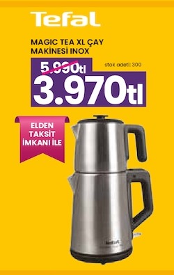 Tefal Magic Tea Xl Çay Makinesi Inox