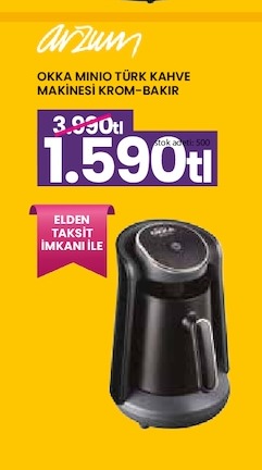 Arzum Okka Minio Türk Kahve Makinesi Krom-Bakır