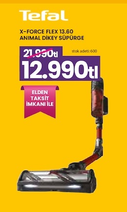 Tefal X-Force Flex 13.60 Animal Dikey Süpürge