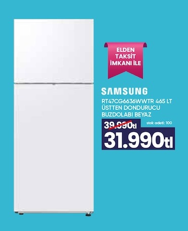 Samsung Rt47Cg6636Wwtr 465 Lt Üstten Donduruculu Buzdolabı Beyaz