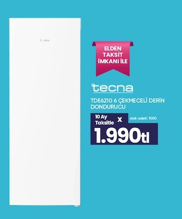 Tecna Tde6210 6 Çekmeceli Derin Dondurucu