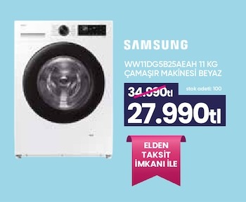 Samsung Ww11Dg5B25Aeah 11 Kg Çamaşır Makinesi Beyaz