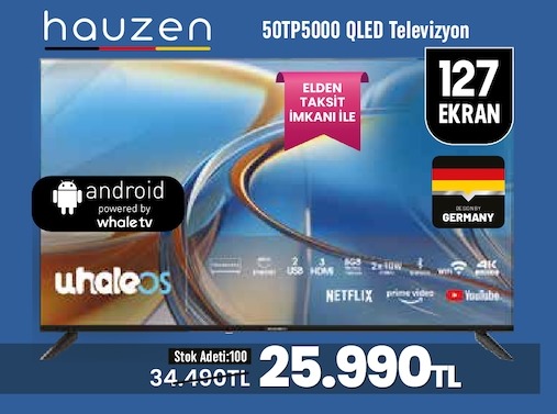Hauzen 50Tp5000 Qled Televizyon