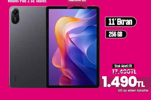 Redmi Pad Se Tablet 11" Ekran 256 Gb