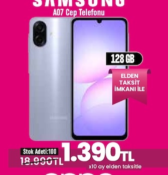 Samsung A07 Cep Telefonu 128 Gb