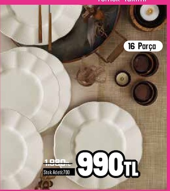 16 Parça Yemek Takımı