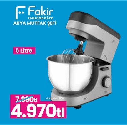 Fakir Hausgeräte Arya Mutfak Şefi 5 Litre