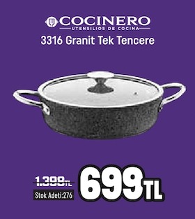 Cocinero Granit Tek Tencere