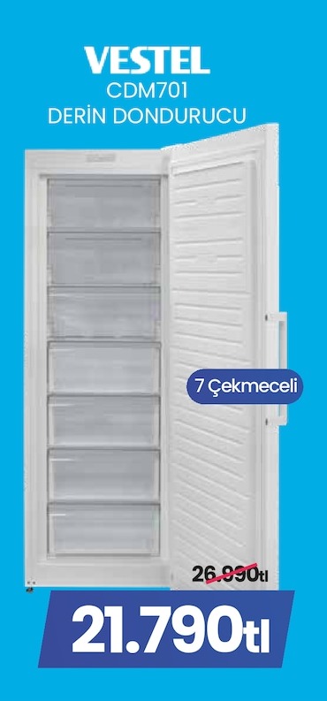 Vestel Cdm701 Derin Dondurucu