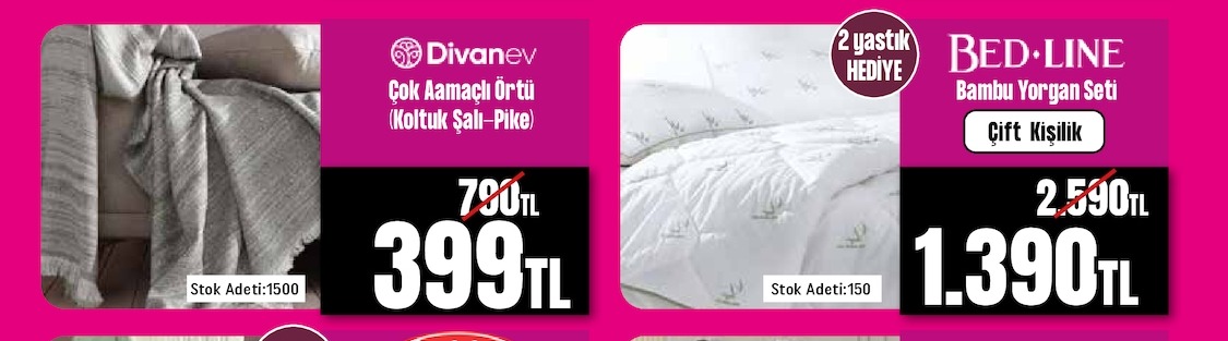 Divanev Çok Amaçlı Örtü (Koltuk Şalı-Pike)