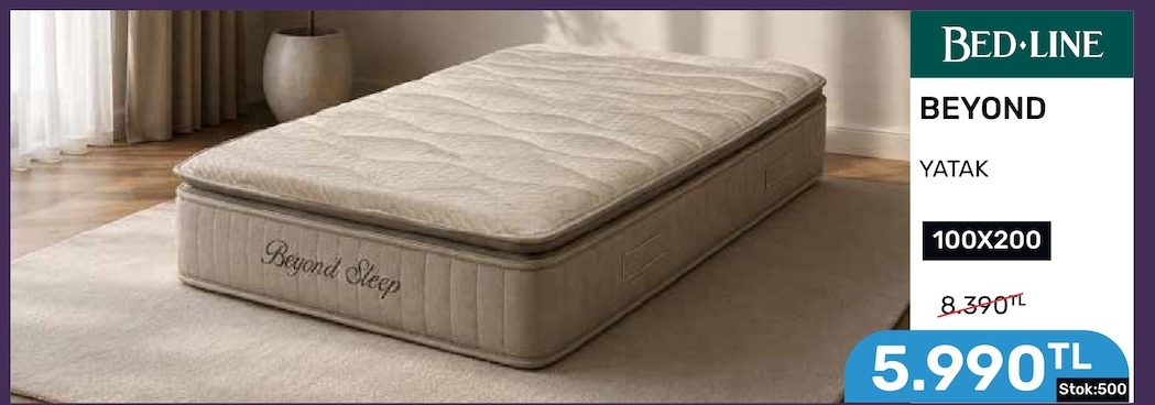 Bed-Line Beyond Yatak 100X200