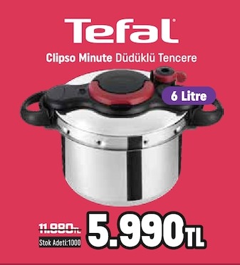 Tefal Clipso Minute Düdüklü Tencere 6 Litre