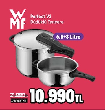 Wmf Perfect V3 Düdüklü Tencere 6.5+3 Litre