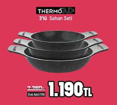 Thermoad 3'Lü Sahan Seti