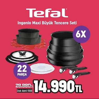 Tefal Ingenio Maxi Büyük Tencere Seti 22 Parça