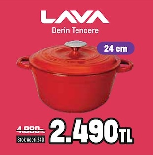 Lava Derin Tencere 24 Cm