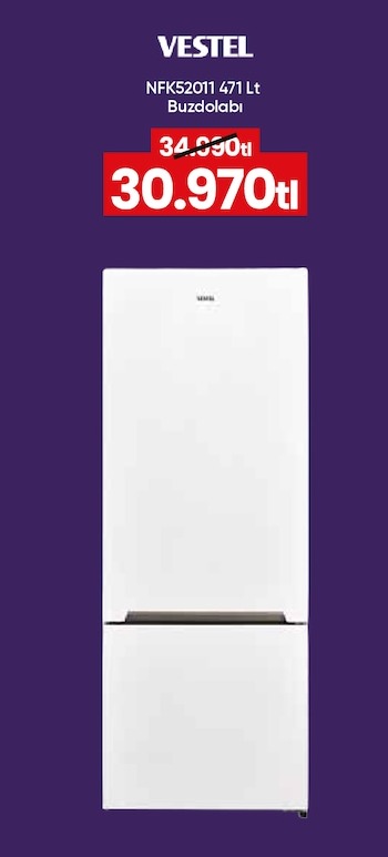 Vestel Nfk52011 471 Lt Buzdolabı