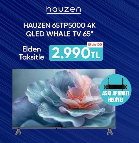 Hauzen 65Tp5000 4K Qled Whale Tv 65"