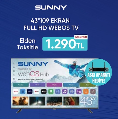 Sunny 43" 109 Ekran Full Hd Webos Tv