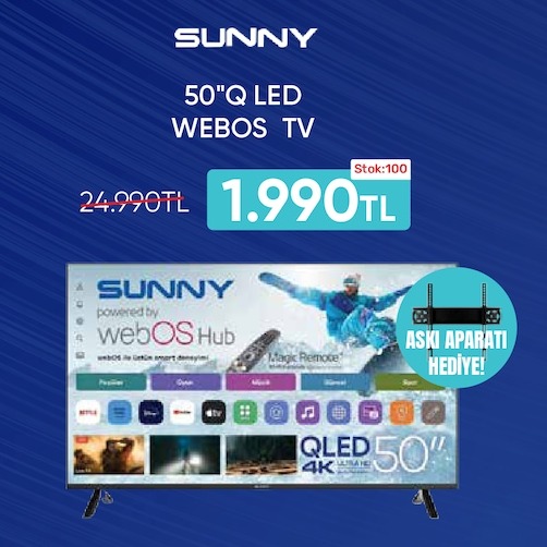Sunny 50" Q Led Webos Tv