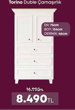 Torino Duble Çamaşırlık