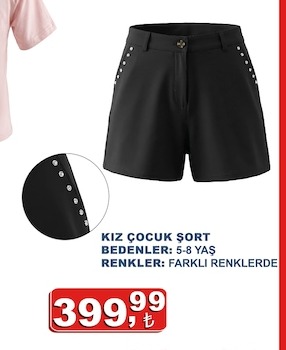 Kız Çocuk Şort