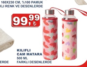 Kılıflı Cam Matara