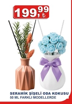 Seramik Şişeli Oda Kokusu 50 Ml Farkli Modellerde