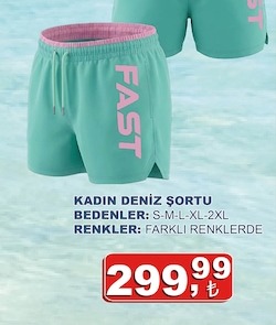 Kadın Deniz Şortu
