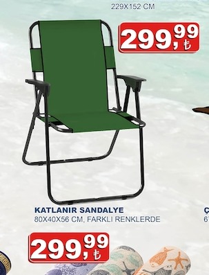 Katlanir Sandalye 80X40X56 Cm