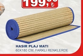 Hasir Plaj Mati 60X180 Cm