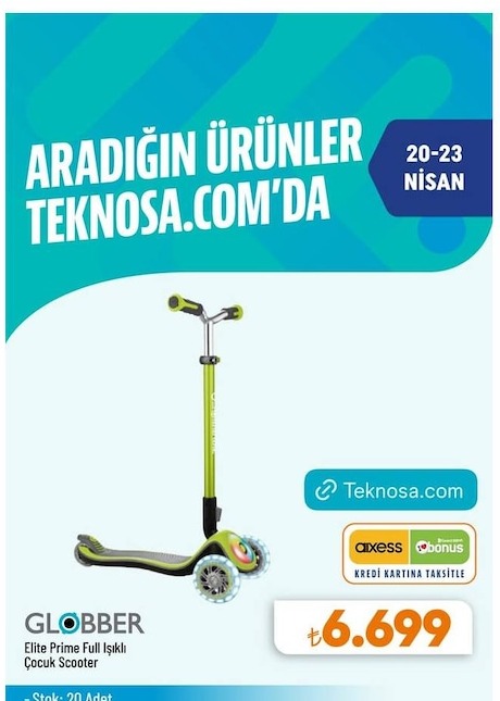 Globber Elite Prime Full Işıklı Çocuk Scooter