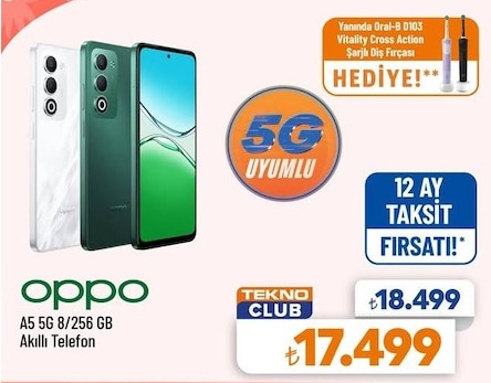 Oppo A5 5G 8/256 Gb Akıllı Telefon