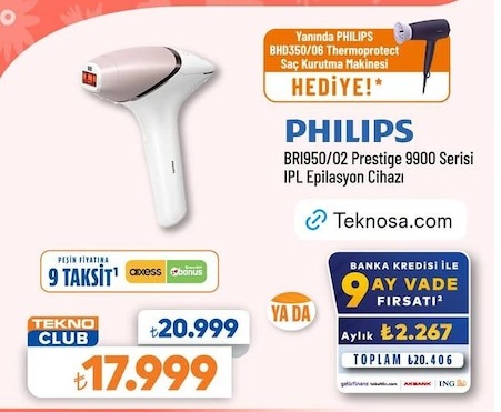 Philips Bri950/02 Prestige 9900 Serisi Ipl Epilasyon Cihazı