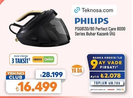 Philips Psg8130/80 Perfect Care 8000 Series Buhar Kazanlı Ütü