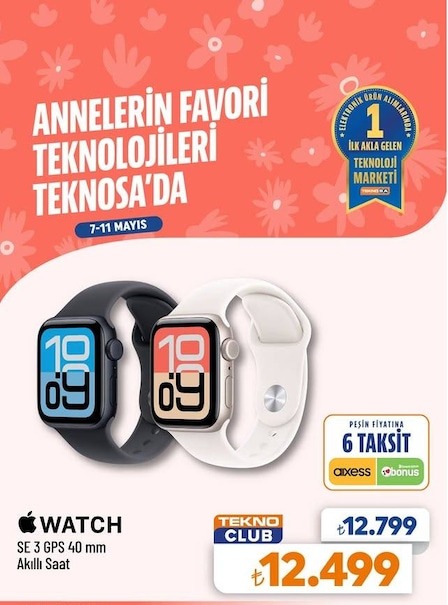 Apple Watch Se 3 Gps 40 Mm Akıllı Saat