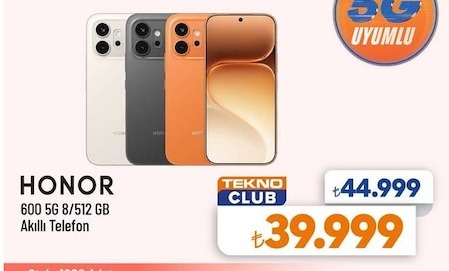 Honor 600 5G 8/512 Gb Akıllı Telefon