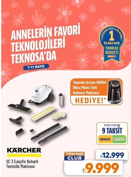 Karcher Sc 3 Easyfix Buharli Temizlik Makinesi