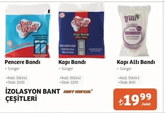 Sun Brite Pencere Bandı Sünger
