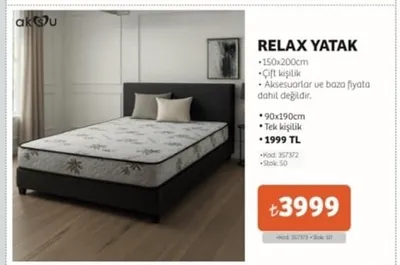 Relax Yatak 150X200Cm
