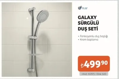 Isar Galaxy Sürgülü Duş Seti