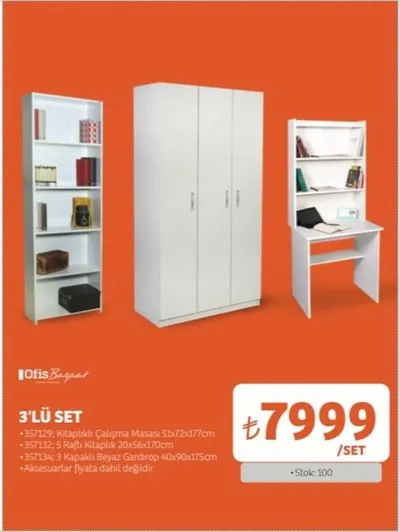 Ofis Bazaar 3'Lü Set